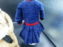 antique doll crack head dress bk